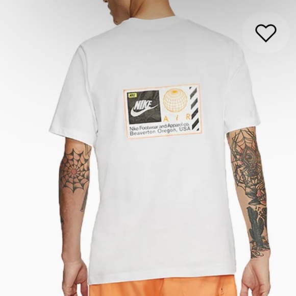 Nike Earth Printing Short Sleeve White CT6541-100      size M - Picture 1 of 14